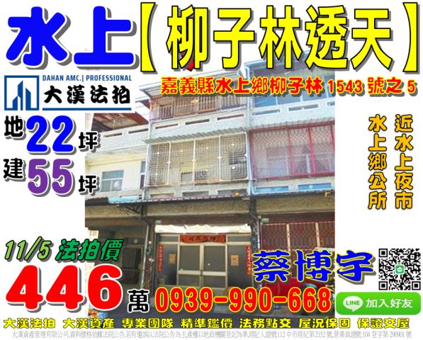 水上柳子林法拍屋透天