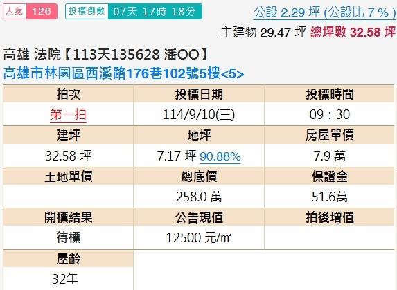 高雄林園法拍公寓-2