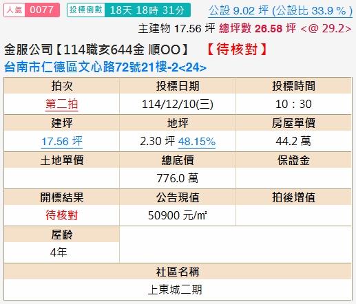 台南仁德法拍大樓-2