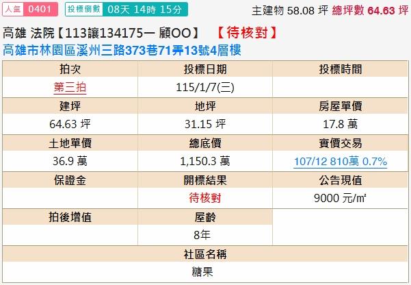 高雄透天拍賣-2