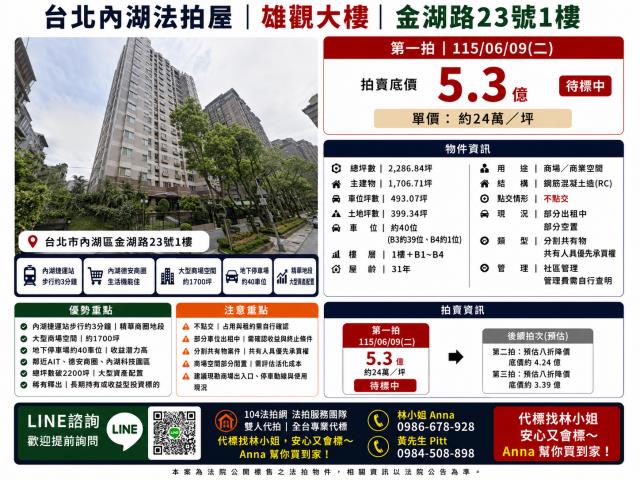台北內湖大樓法拍-1