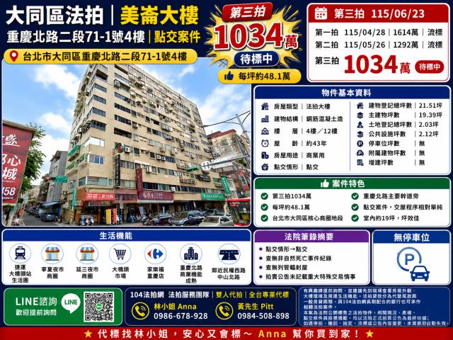 台北大同區商辦法拍-1