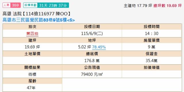 三民區公寓法拍-2