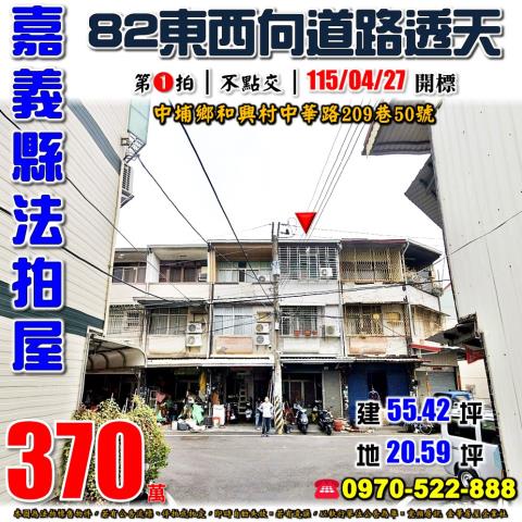 中埔和興村中華路透天