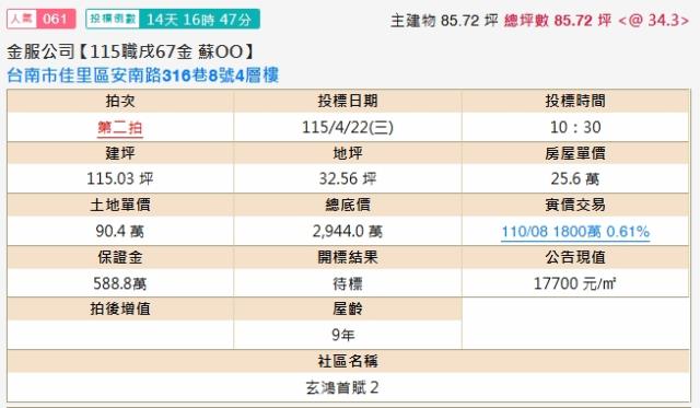 台南佳里法拍透天-2