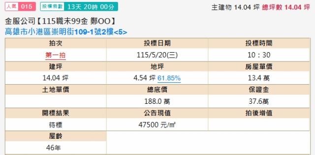 高雄法拍公寓-2
