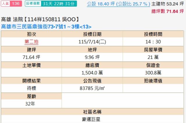 高雄法拍大樓-2
