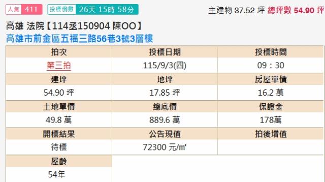 前金拍賣透天-2
