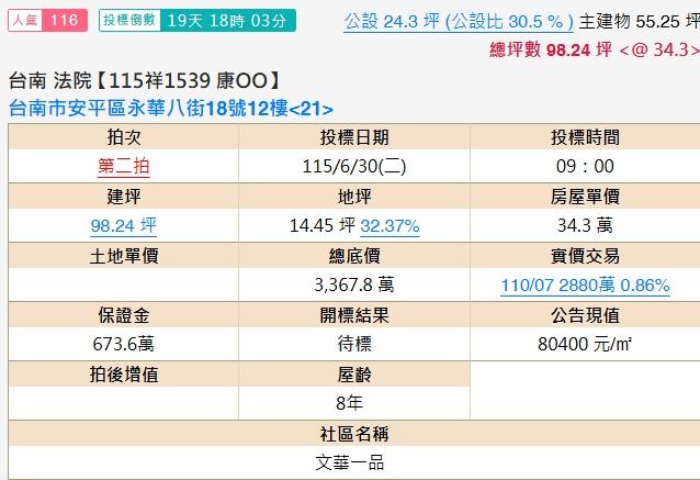 安平大樓法拍-2