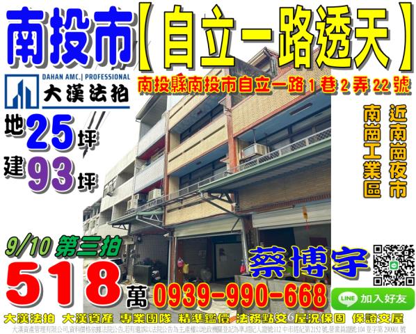 南投市自立一路法拍屋