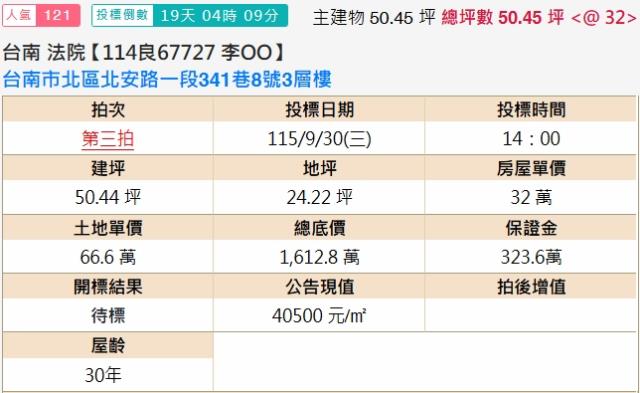 台南北區法拍透天-2
