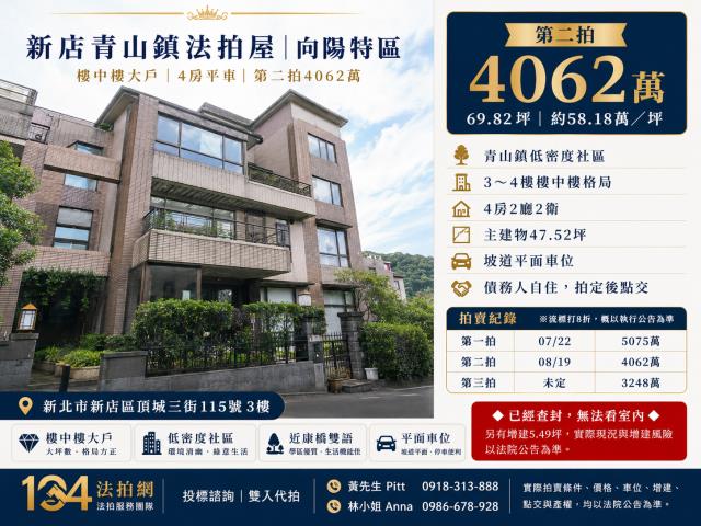 新北新店公寓法拍-1