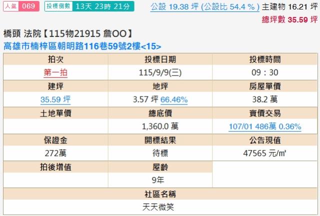 高雄楠梓大樓法拍-2