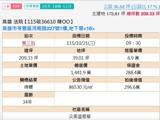 高雄苓雅店面法拍-2